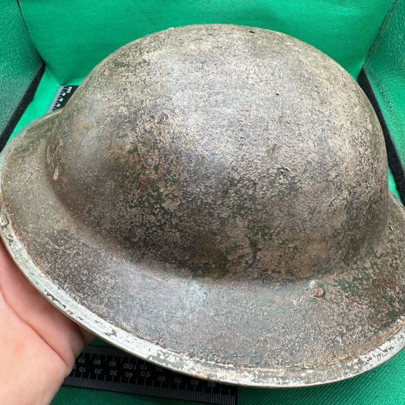 British Army Mk2 Brodie Helmet - Original WW2 - South African Manufactured - The Militaria Shop