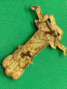 Original WW1 / WW2 British Army 11th Hussars Cap Badge - The Militaria Shop