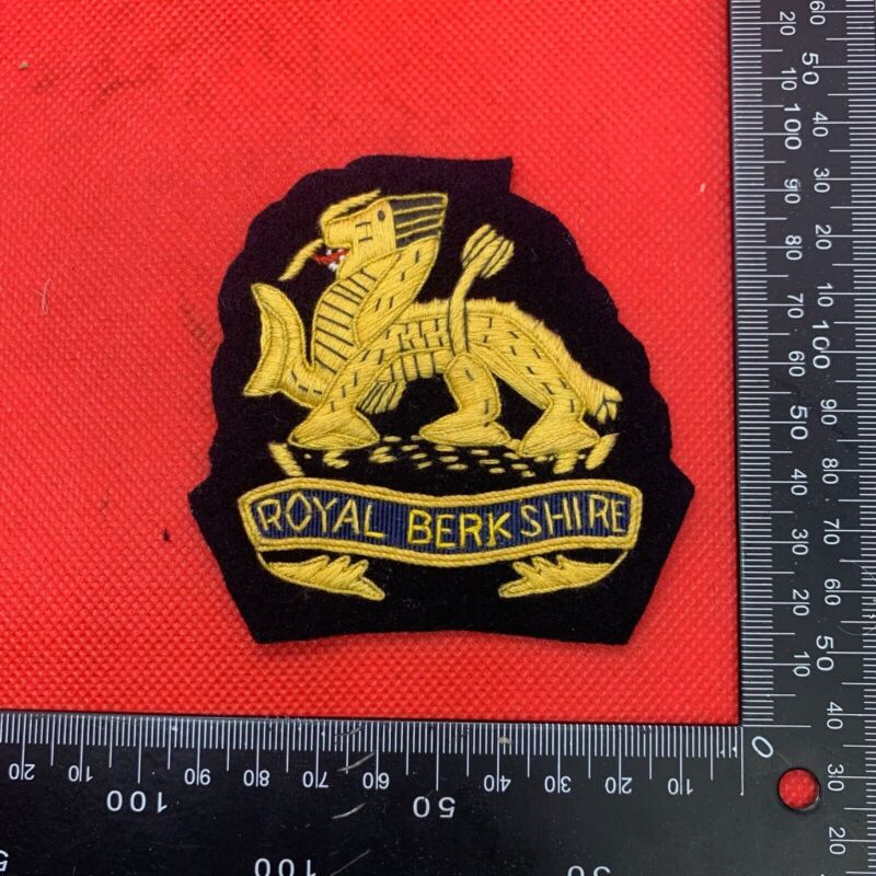 British Army Royal Berkshire Regimental Embroidered Blazer Badge - The Militaria Shop