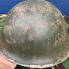 WW2 Canadian Army Mk3 Turtle Helmet - Original Helmet Shell - High Rivet - The Militaria Shop