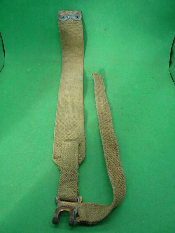 Original WW2 Pattern British Army L Strap Single - 37 Pattern Webbing Haversack - The Militaria Shop
