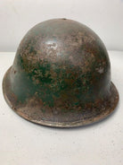 Mk3 Canadian / British Army Original WW2 Turtle Helmet High Rivet - The Militaria Shop