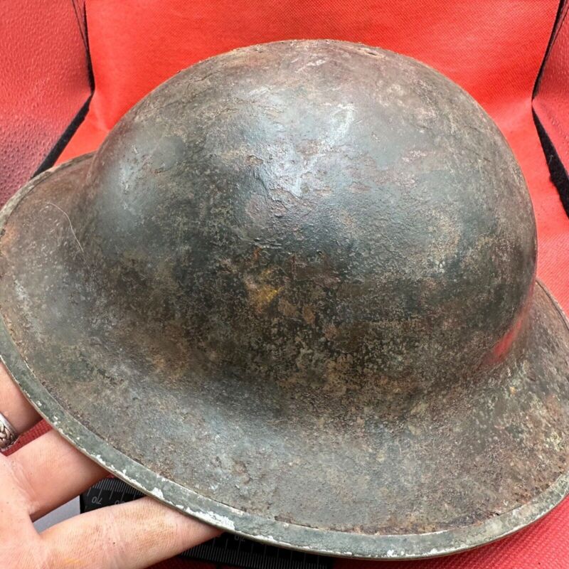 British Army Mk2 Brodie Helmet - Original WW2 - South African Manufactured - The Militaria Shop
