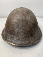 Mk3 Canadian / British Army Original WW2 Turtle Helmet High Rivet - The Militaria Shop