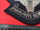 British Army Bullion Embroidered Blazer Badge - Parachute Regiment - Kings Crown - The Militaria Shop