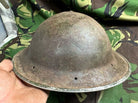 British Army Mk2 Brodie Helmet - Original WW2 - South African Manufactured - The Militaria Shop
