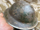 British Army Mk2 Brodie Helmet - Original WW2 - South African Manufactured - The Militaria Shop