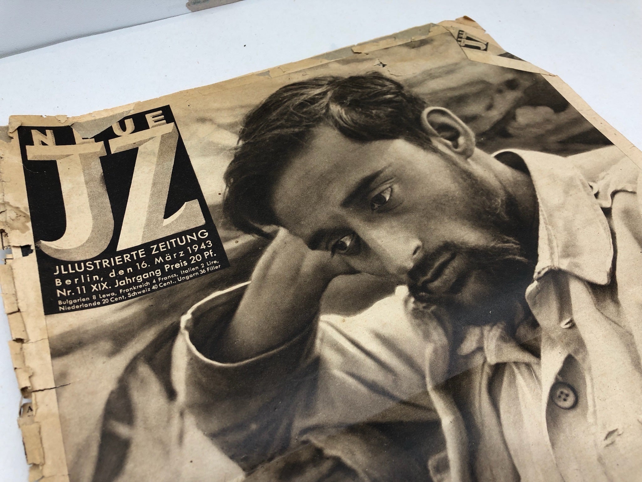 Original WW2 German Political Newspaper - 16th March 1943 - The Militaria Shop