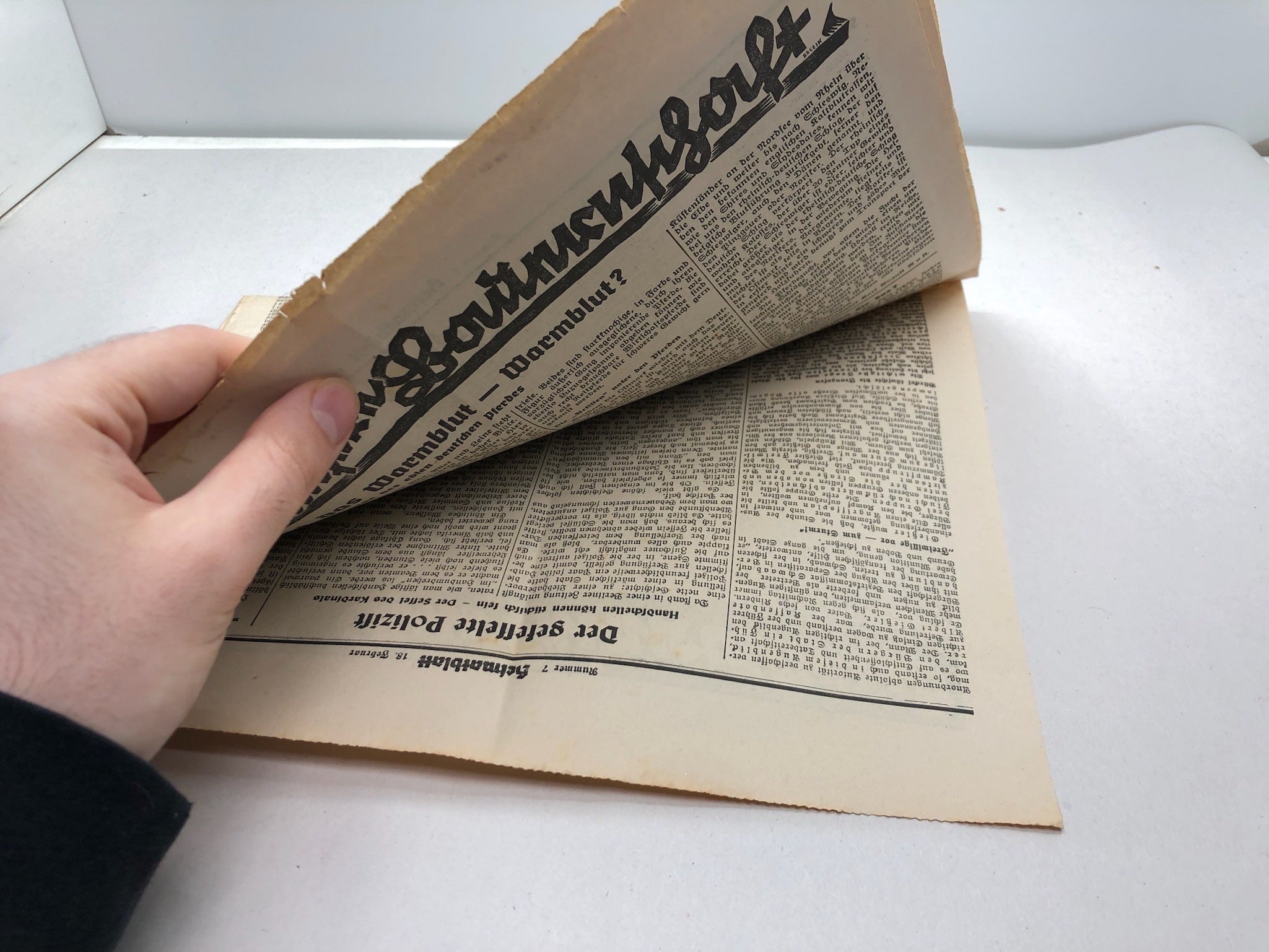 Original WW2 German Political Newspaper - 18th February 1939 - The Militaria Shop