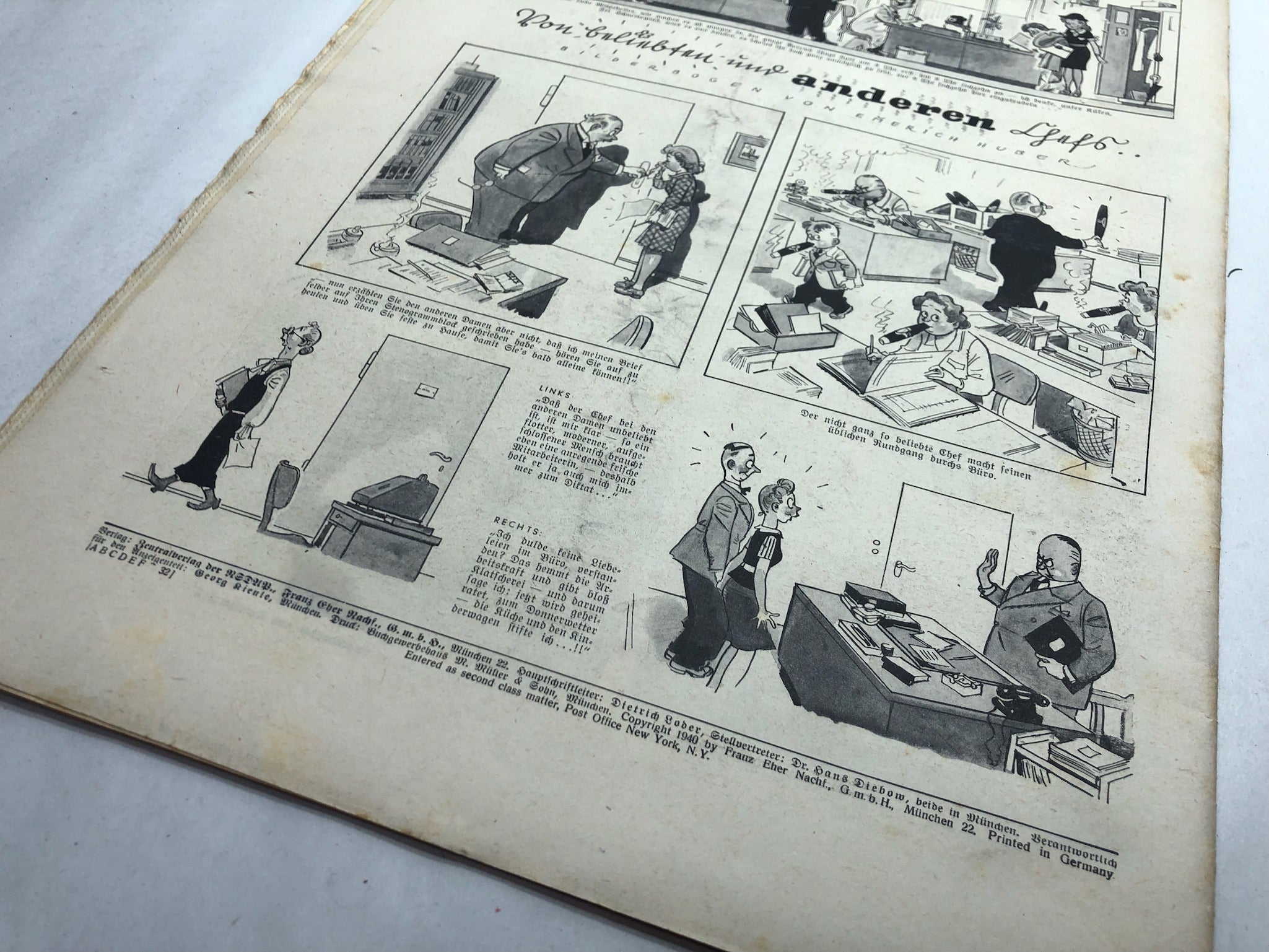 JB Juustrierter Beobachter NSDAP Magazine Original WW2 German - 5th December 1940 - The Militaria Shop