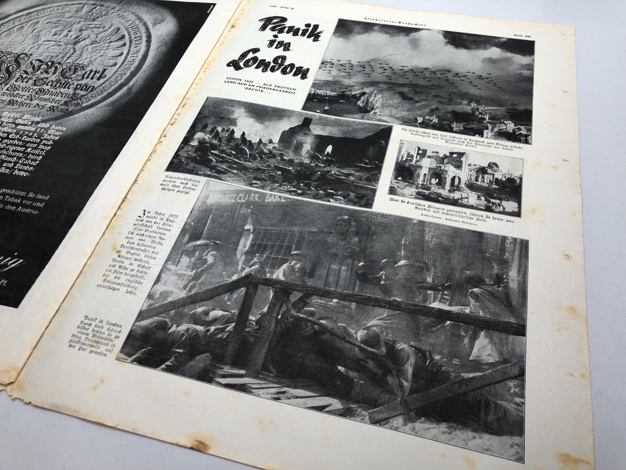 JB Juustrierter Beobachter NSDAP Magazine Original WW2 German - 29th August 1940 - The Militaria Shop