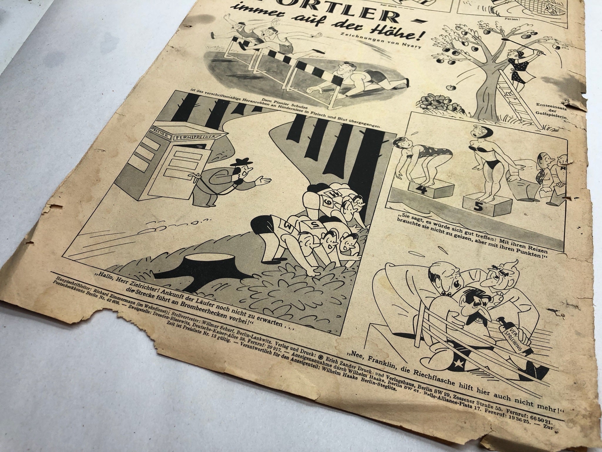 Original WW2 German Political Newspaper - 28th July 1942 - The Militaria Shop