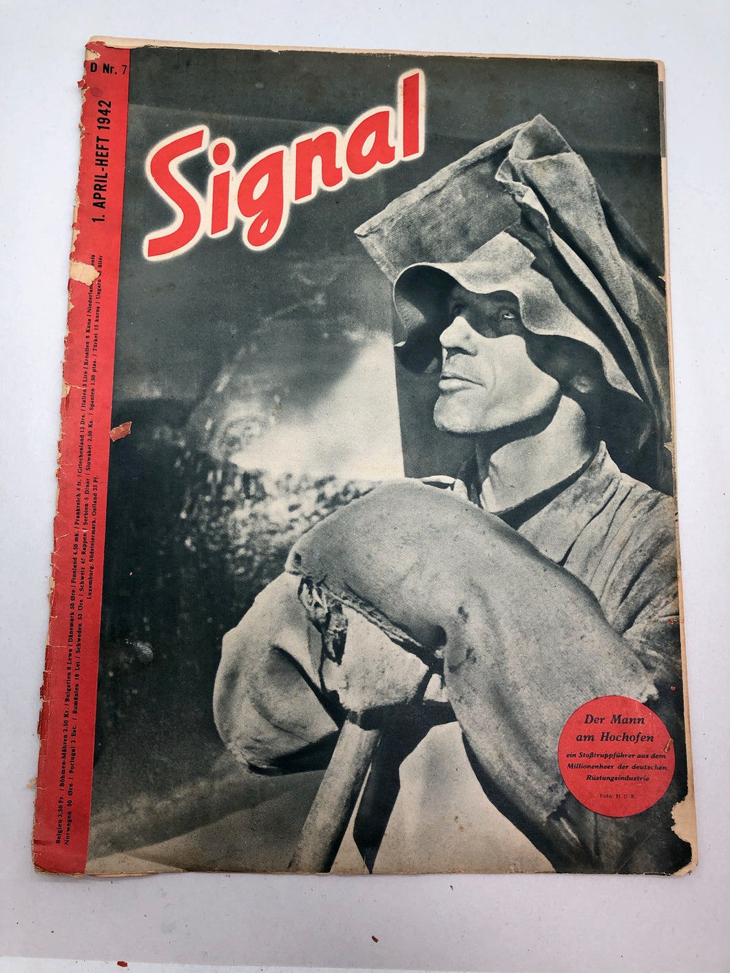 Original German Language WW2 Propaganda Signal Magazine - No.7 1942