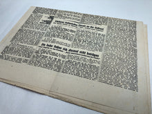 Load image into Gallery viewer, Original WW2 German NSDAP VOLKSSTIMME Political Newspaper - 29th April 1942
