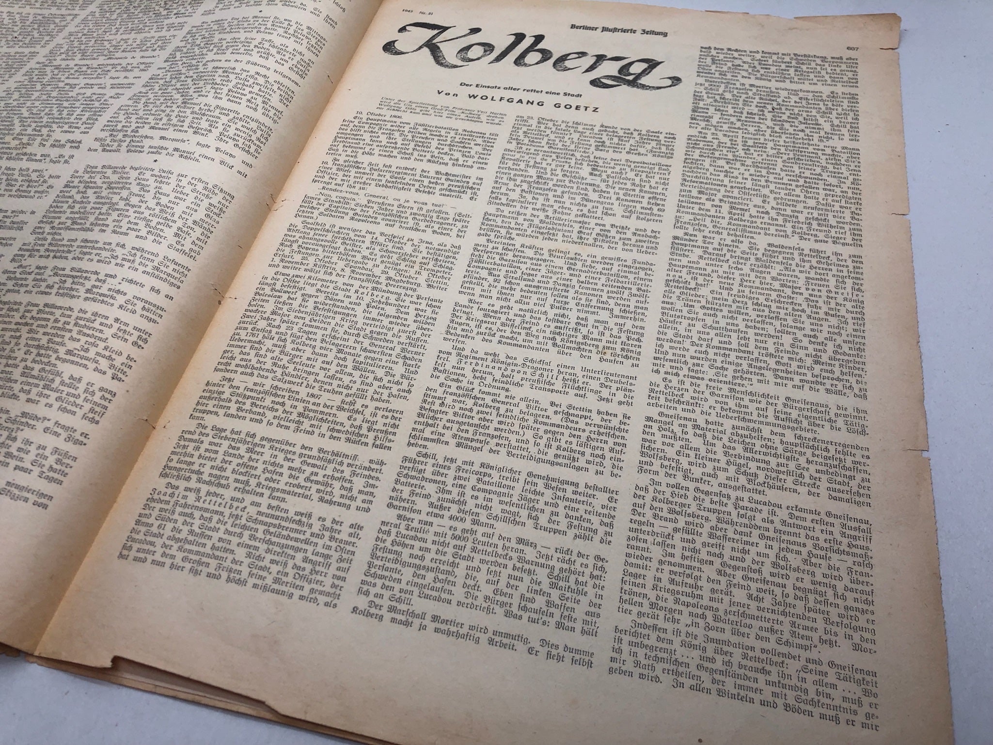 Original WW2 German Political Newspaper - 23th December 1943 - The Militaria Shop