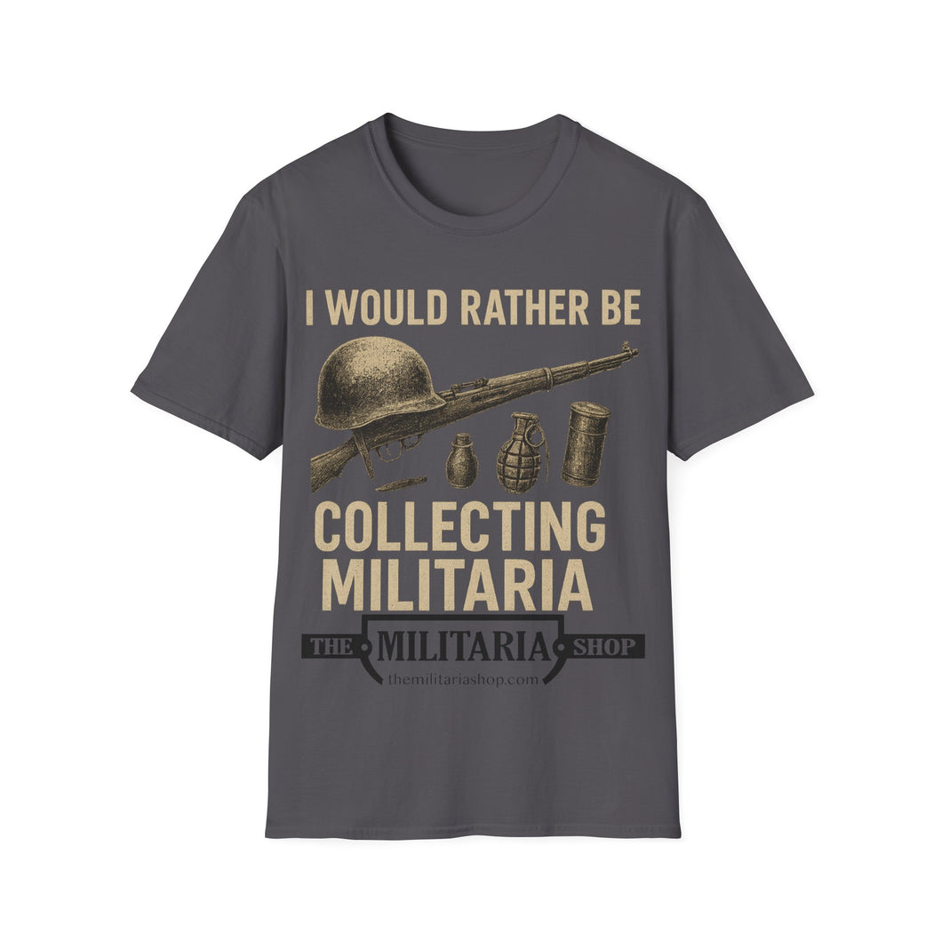 Unisex Military Collecting T-Shirt, Vintage Tee, Gift for Collectors, Casual Wear, Unisex Softstyle T-Shirt