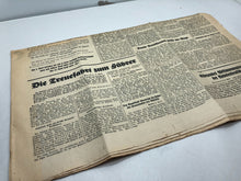 Load image into Gallery viewer, Original WW2 German Nazi Party VOLKISCHER BEOBACHTER Political Newspaper - 7 April 1938
