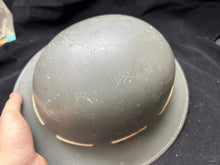 Load image into Gallery viewer, Original WW2 British Civil Defence Civillian Zuckerman Helmet - Size LARGE 1941
