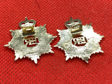 Load image into Gallery viewer, Original Pair of British Army Royal Army Service Corps Collar Badges
