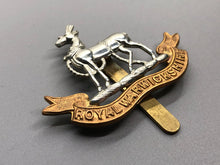 Load image into Gallery viewer, Original WW2 British Army Royal Warwickshire Regiment Cap Badge
