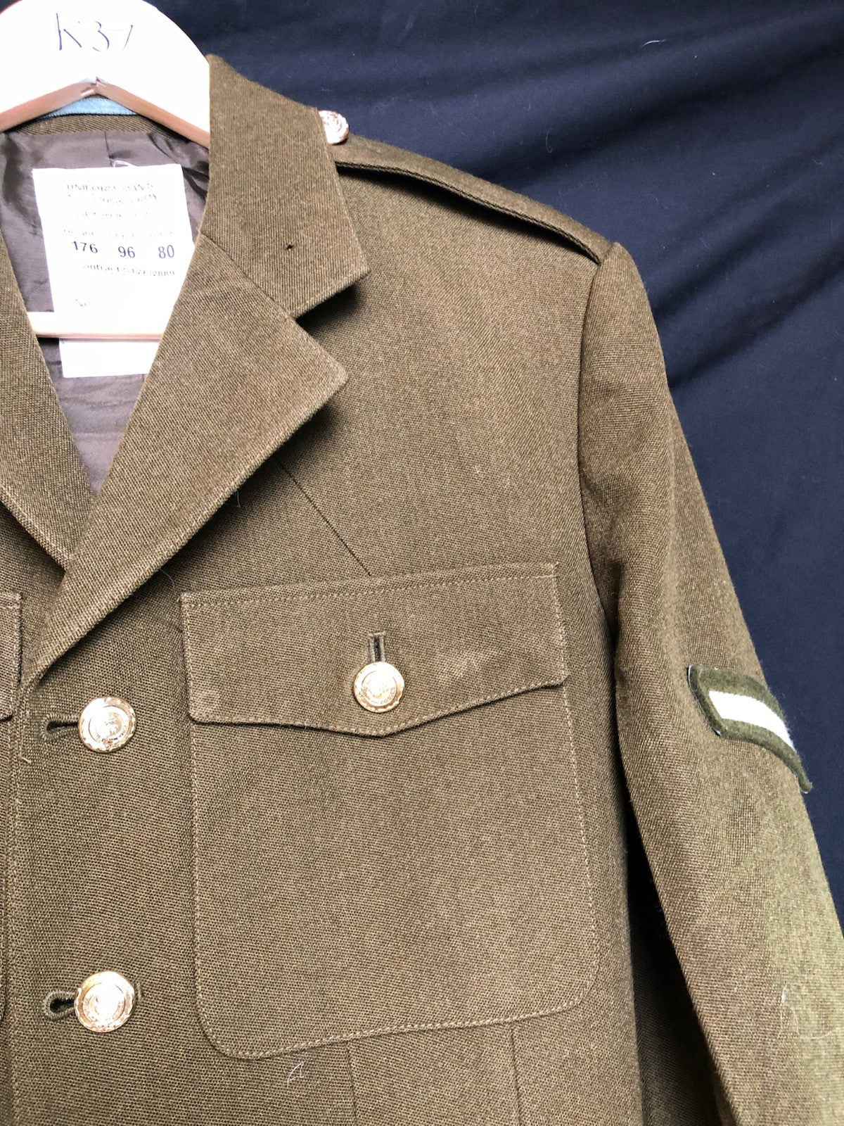 British Army Grade 1 No.2 Dress Uniform Jacket - Size 176/96/80 - The Militaria Shop