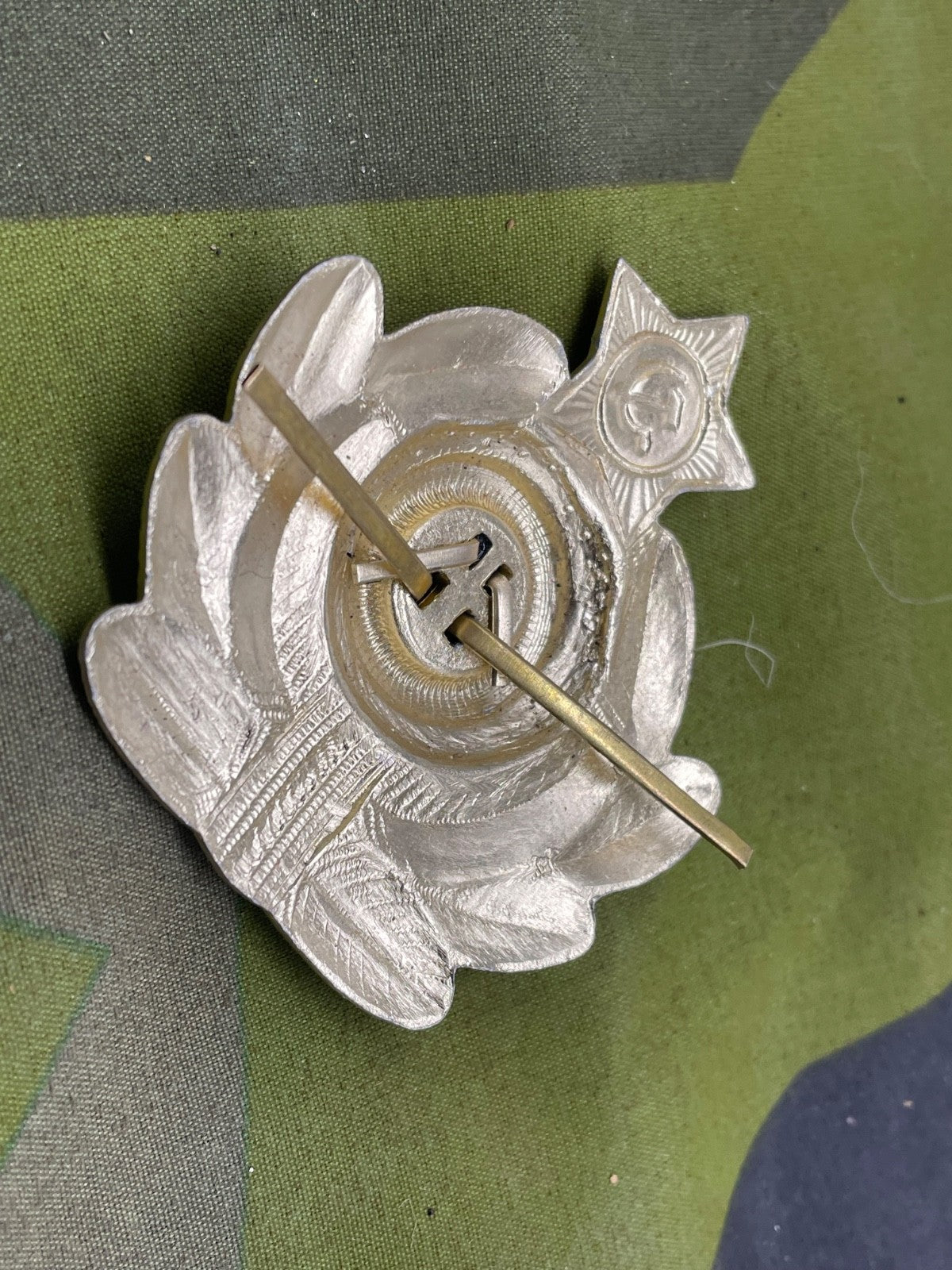 Original Soviet Naval Officer's Cap Badge - The Militaria Shop