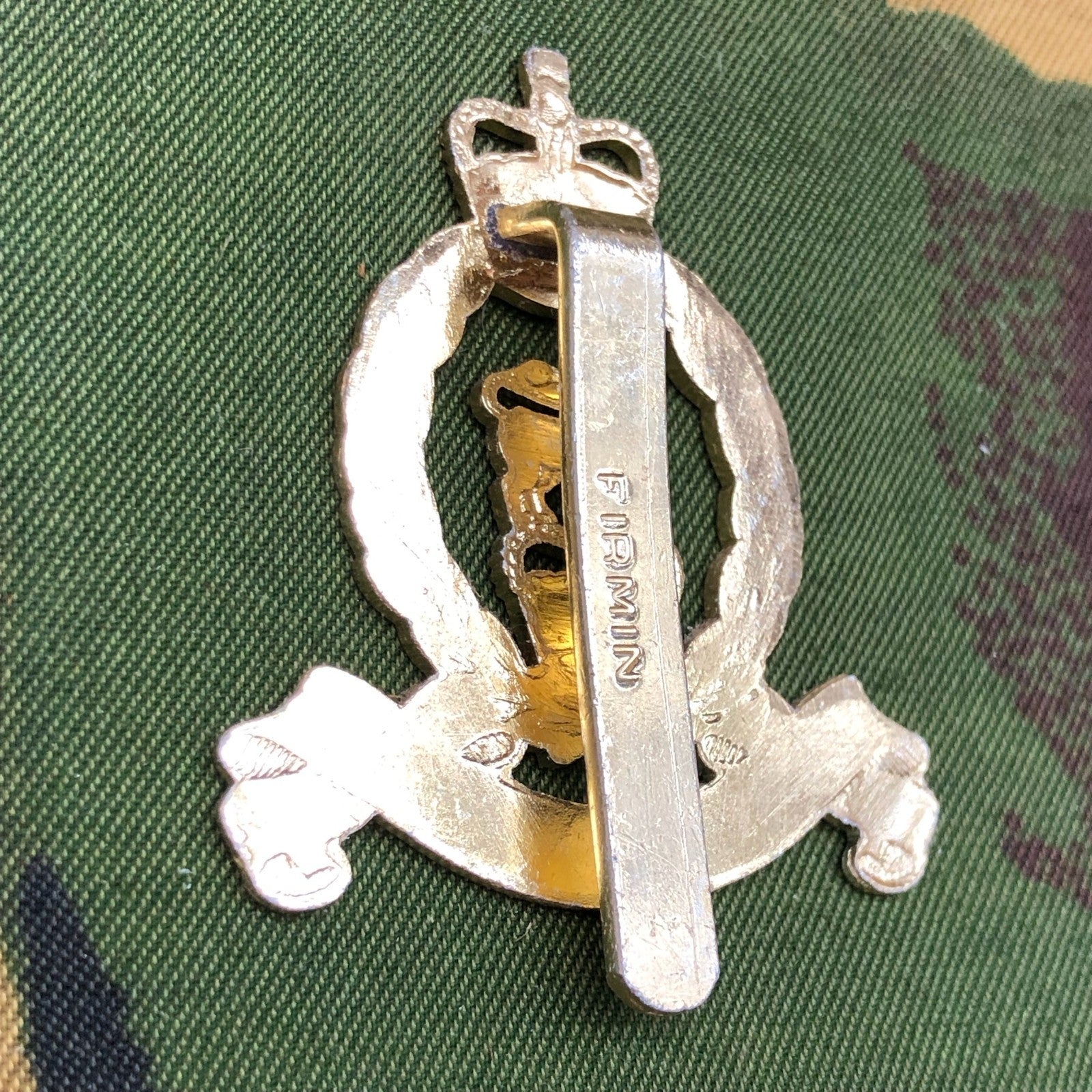 Original British Staybrite Army Cap Badge - Adjutant General's Corps - The Militaria Shop