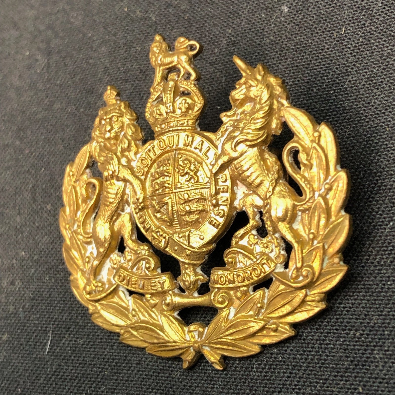 Original WW2 Canadian Army Cap Badge - Royal Army Ordnance Corps Conductors - The Militaria Shop