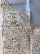 Original WW2 British Army GSGS OS Map of England & Wales - Holy Island - The Militaria Shop
