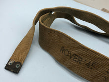 Load image into Gallery viewer, Original WW2 British Army Tan Webbing Shoulder Strap 37 Pattern - 1945 Dated
