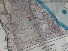 Load image into Gallery viewer, Original WW2 British Army / RAF Map Showing RAF Bases - Aswan Egypt
