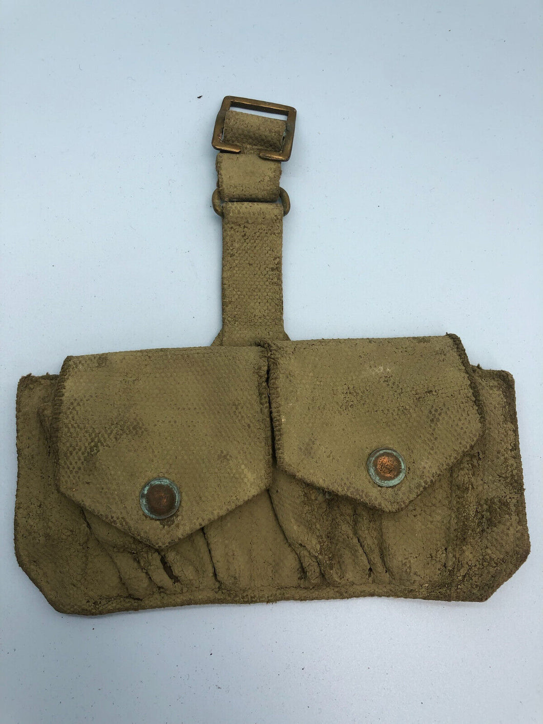 Original WW2 British Army 37 Pattern Double Rifle Pouch