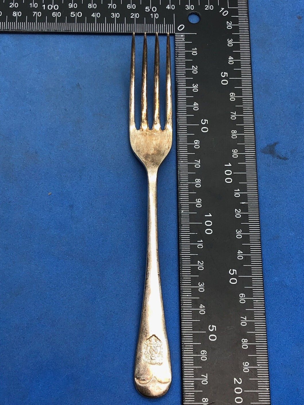 Original WW2 British Army Officers Mess NAAFI Marked Cutlery Fork