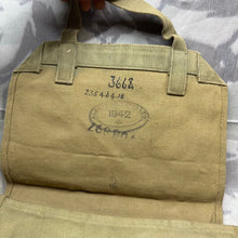 Load image into Gallery viewer, Original WW2 British Army 37 Pattern Webbing Large Pack - Wartime Dated
