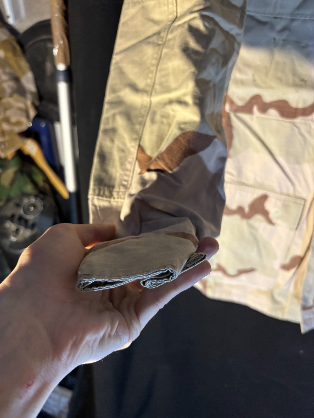 Gulf War US Army DCU Camouflaged Combat Field Coat/Jacket - Medium/Long - The Militaria Shop