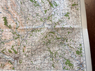 Original WW2 British Army GSGS OS Map of England & Wales - Abergavenny - The Militaria Shop