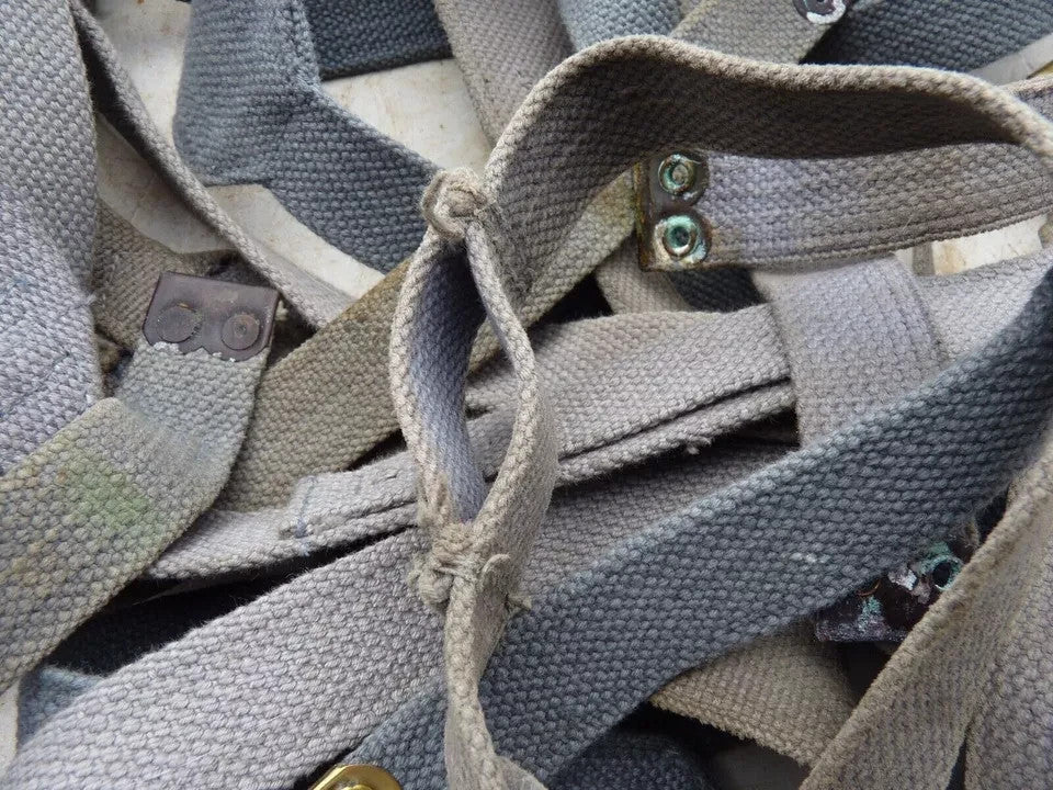 Original WW2 British RAF Blue Blanco Shoulder Strap 37 Pattern - The Militaria Shop