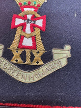 Load image into Gallery viewer, British Army Bullion Embroidered Blazer Badge - The Green Howards - King&#39;s Crown
