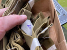 Original British Army WD Marked 1946 Dated Sock Suspenders - Unissued from Box - The Militaria Shop