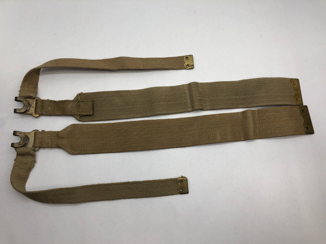 Original WW2 British Army L Strap 37 Pattern Set - Wartime Dated - Old Stock