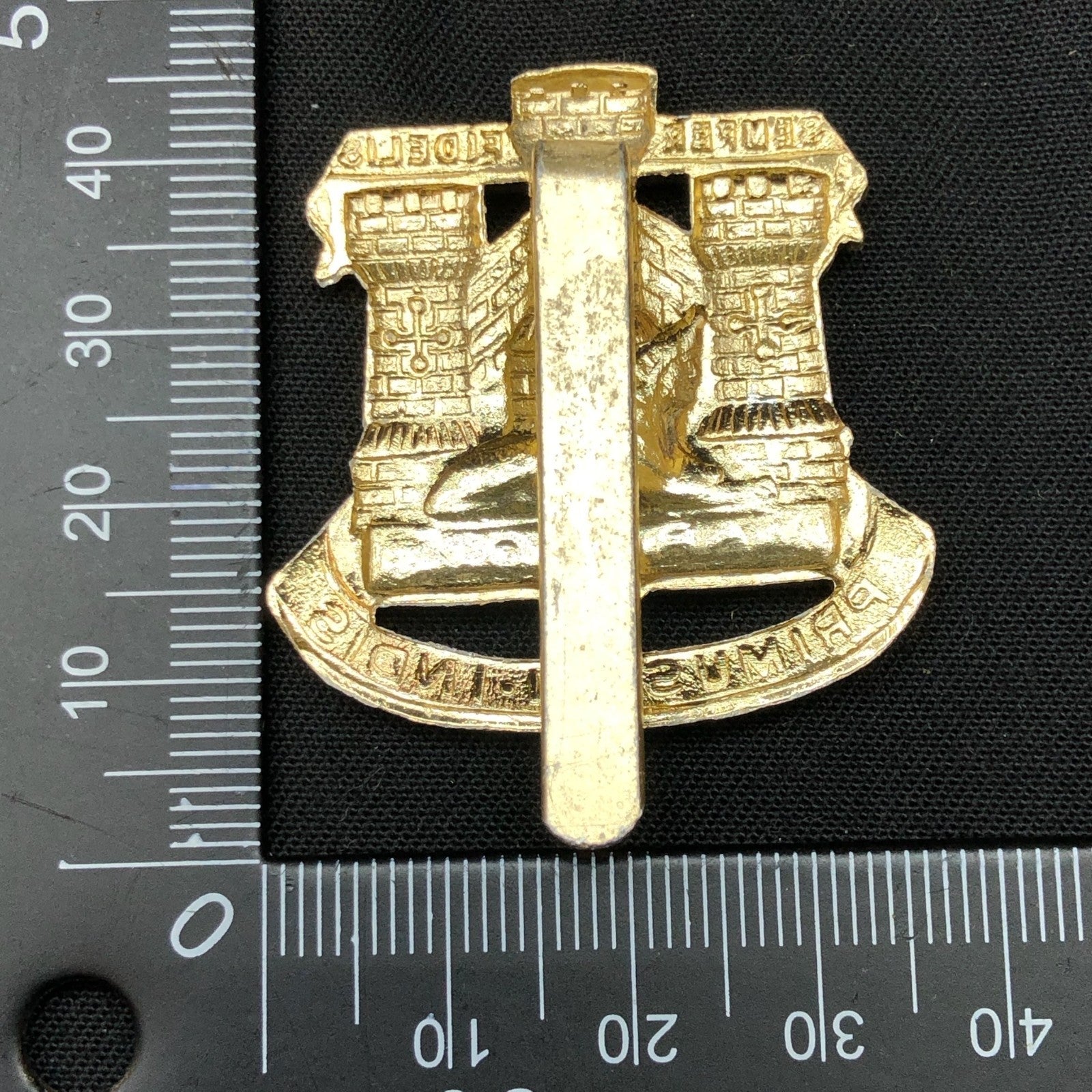 Original British Staybrite Army Cap - Dorset Regiment - The Militaria Shop