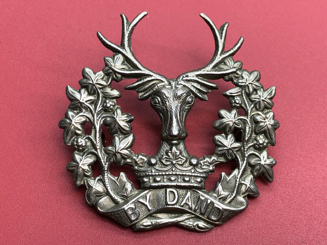 Original WW2 British Army Gordon Highlanders Scottish Regiment Cap Badge