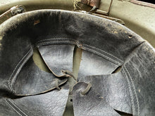 Load image into Gallery viewer, Original WW2 French Army M1926 Adrian Helmet Complete with Liner &amp; Chinstrap
