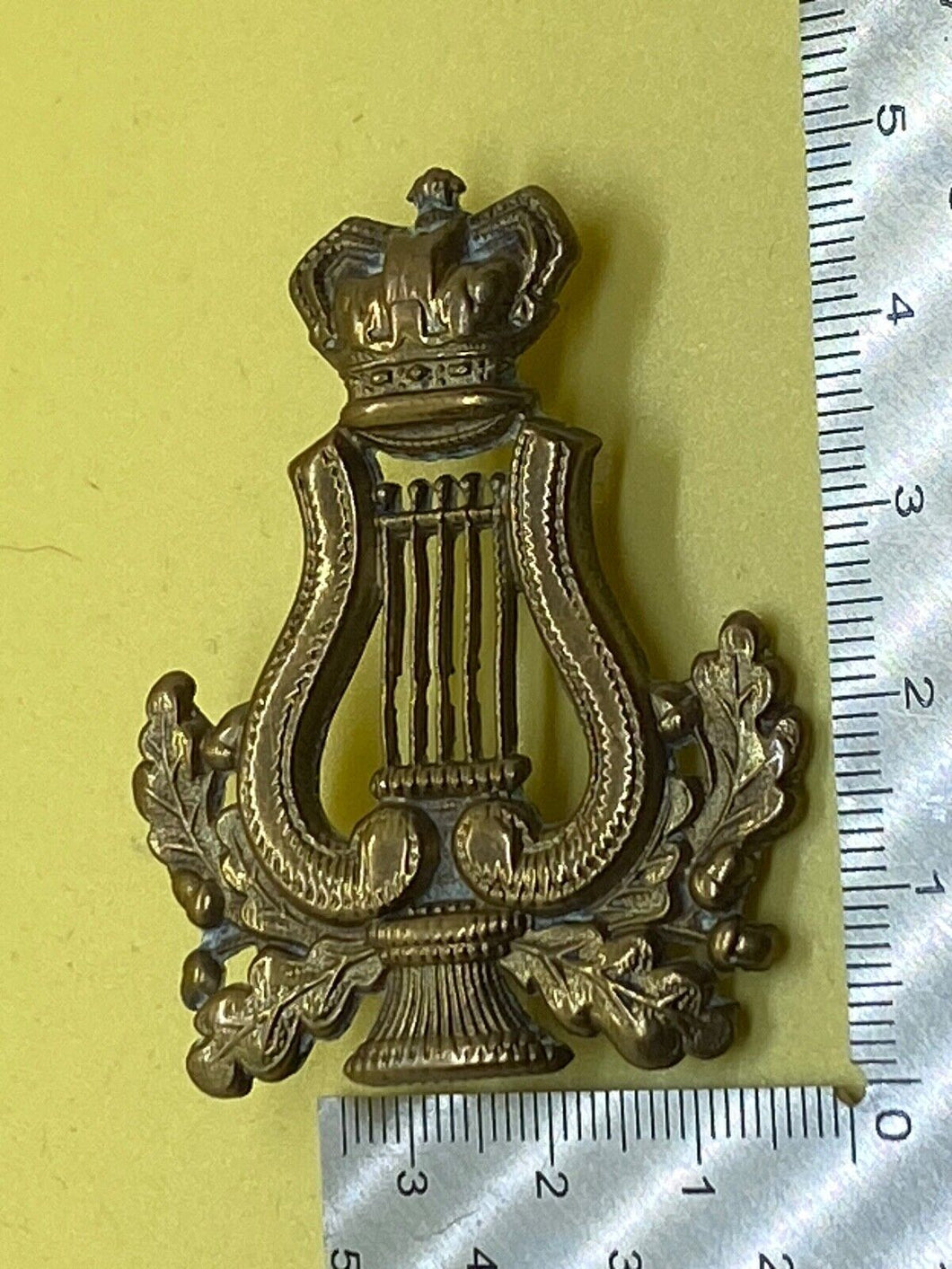 Original British Army - Victorian Crown Musicians Badge