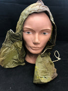 Original WW2 Canadian Army Camouflaged Smock Anti-Gas Hood - The Militaria Shop