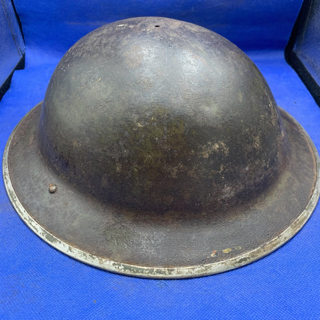 Original WW2 British Army Mk2 Brodie Combat Helmet