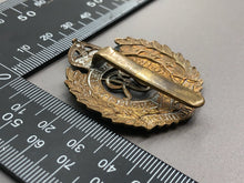 Load image into Gallery viewer, Original WW2 British Army Royal Engineers Brass Cap Badge
