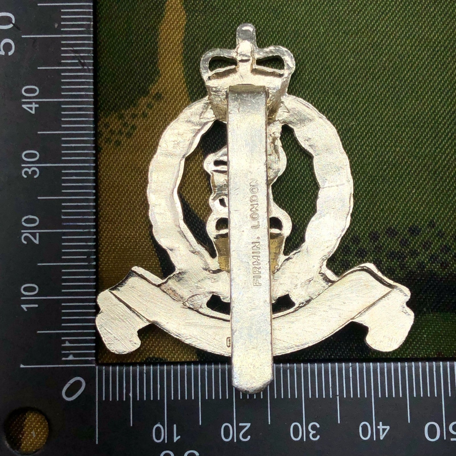 Original British Staybrite Army Cap Badge - Adjutant General's Corps - The Militaria Shop