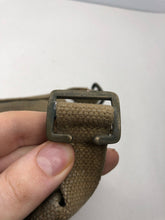 Load image into Gallery viewer, WW2 British Army 37 Pattern Webbing Water Bottle Carrier Harness - 1942 Dated
