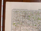 Original WW2 British Army GSGS OS Map of England - Brighton & Eastbourne - The Militaria Shop